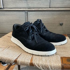 Vince Black Suade Low Top “Stephen” Sz 11.5 Loafers Gently Worn